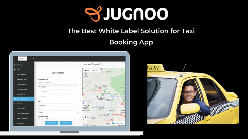 Jugnoo- whitelabel taxi booking app